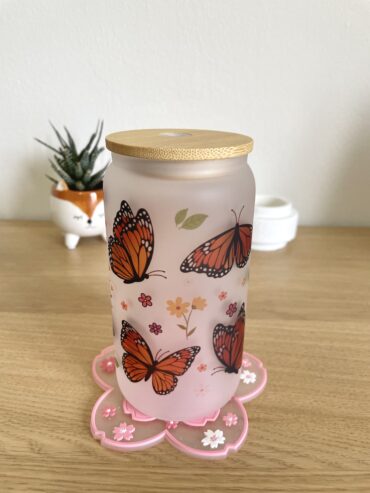 Vaso Mariposa Monarca
