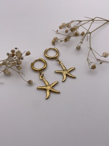 Pendientes estrella de mar