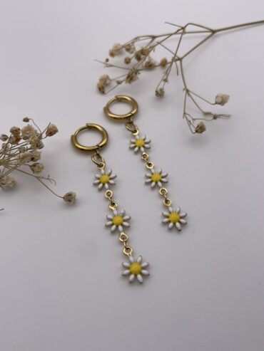 Pendientes margaritas