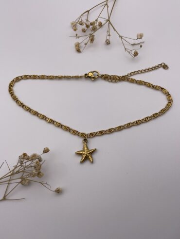 Tobillera estrella marina