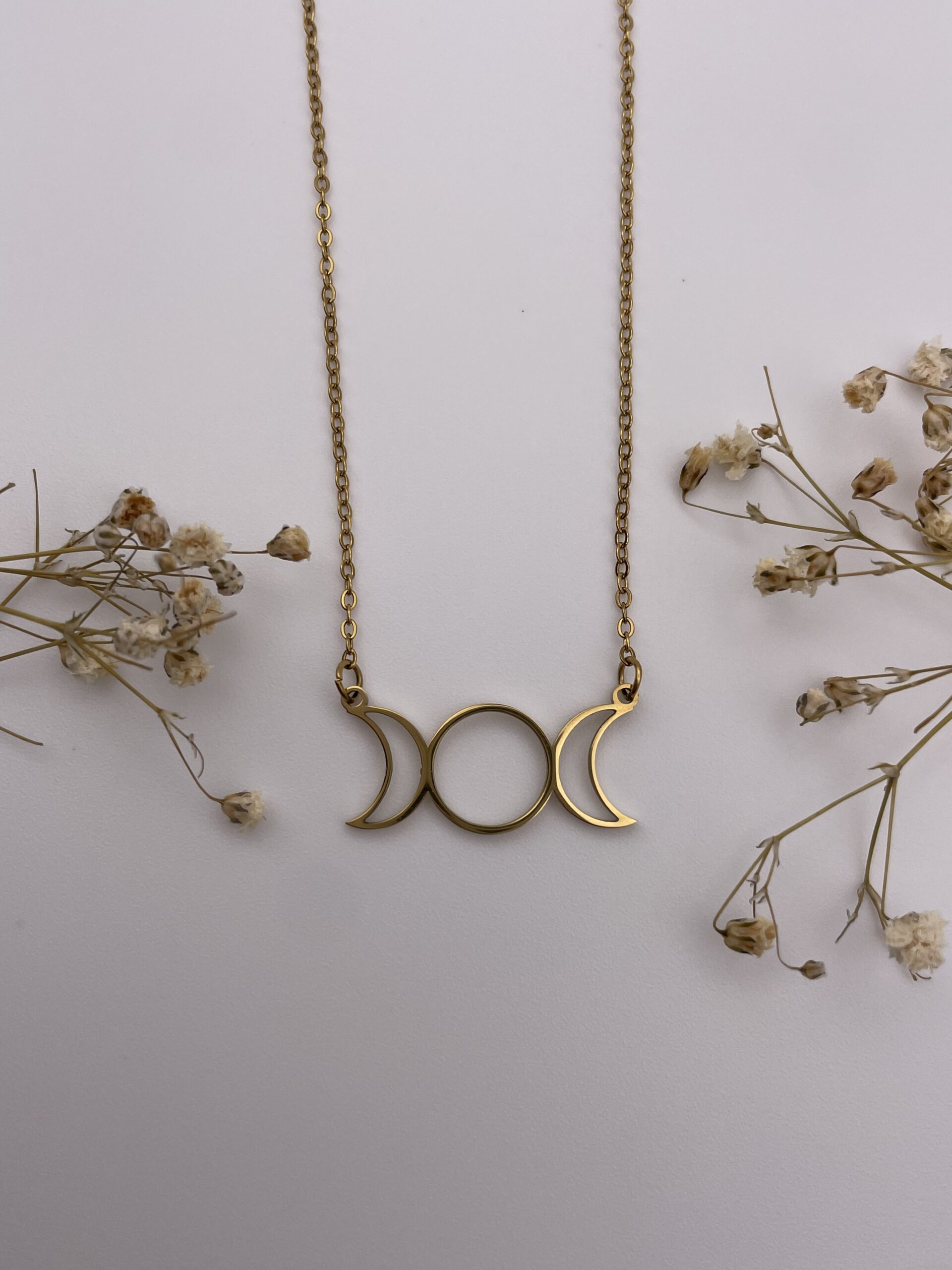 Collar triple luna - Imagen 2
