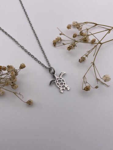 Collar tortuga silueta