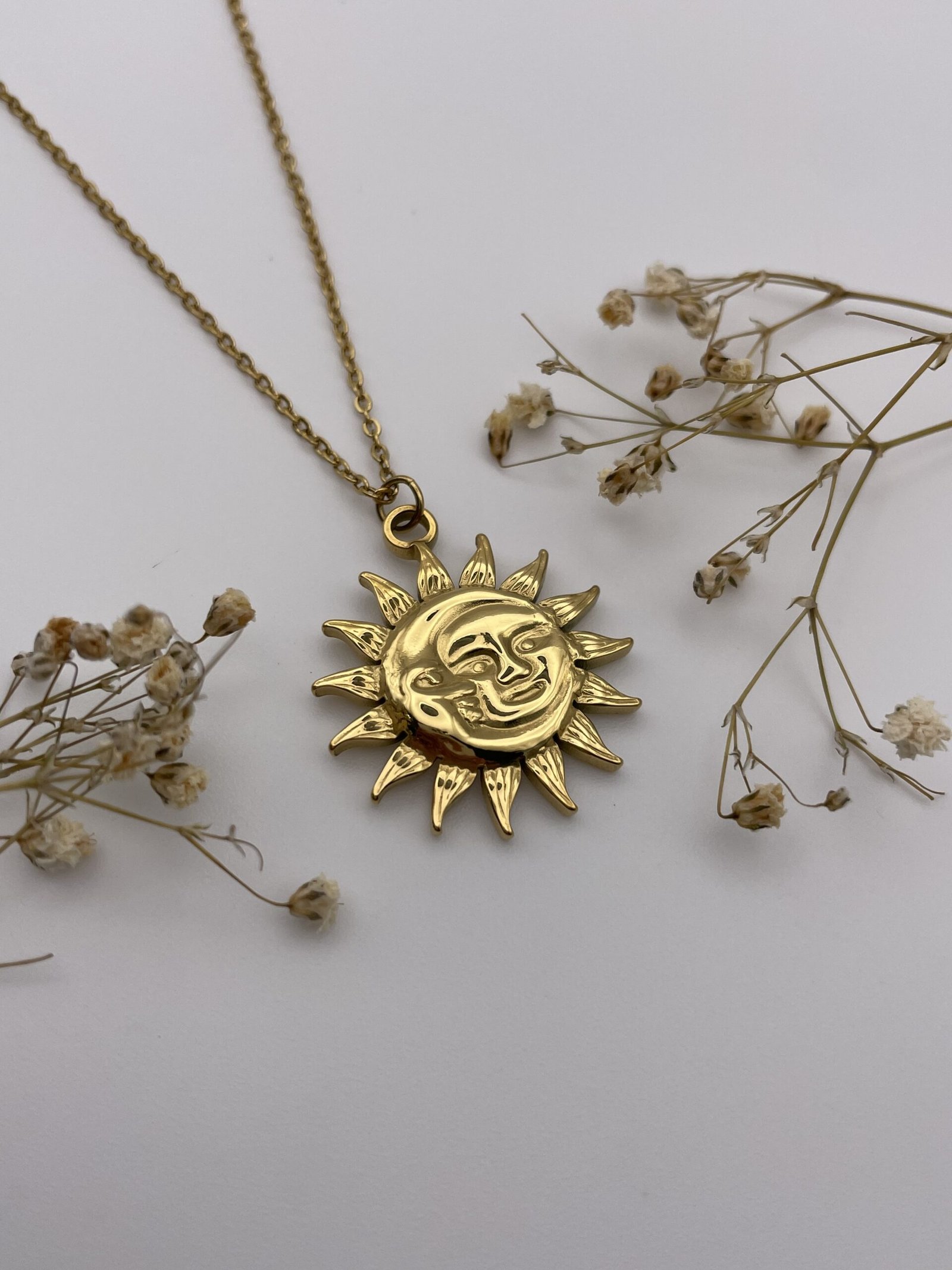 Collar sol y luna