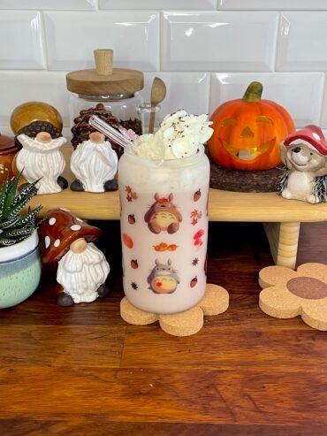 Vaso de vidrio Totoro Otoño