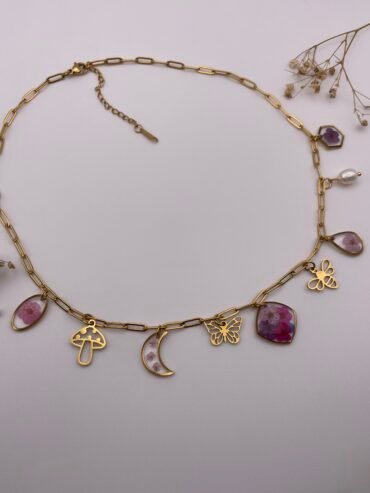 Collar hada de bosque