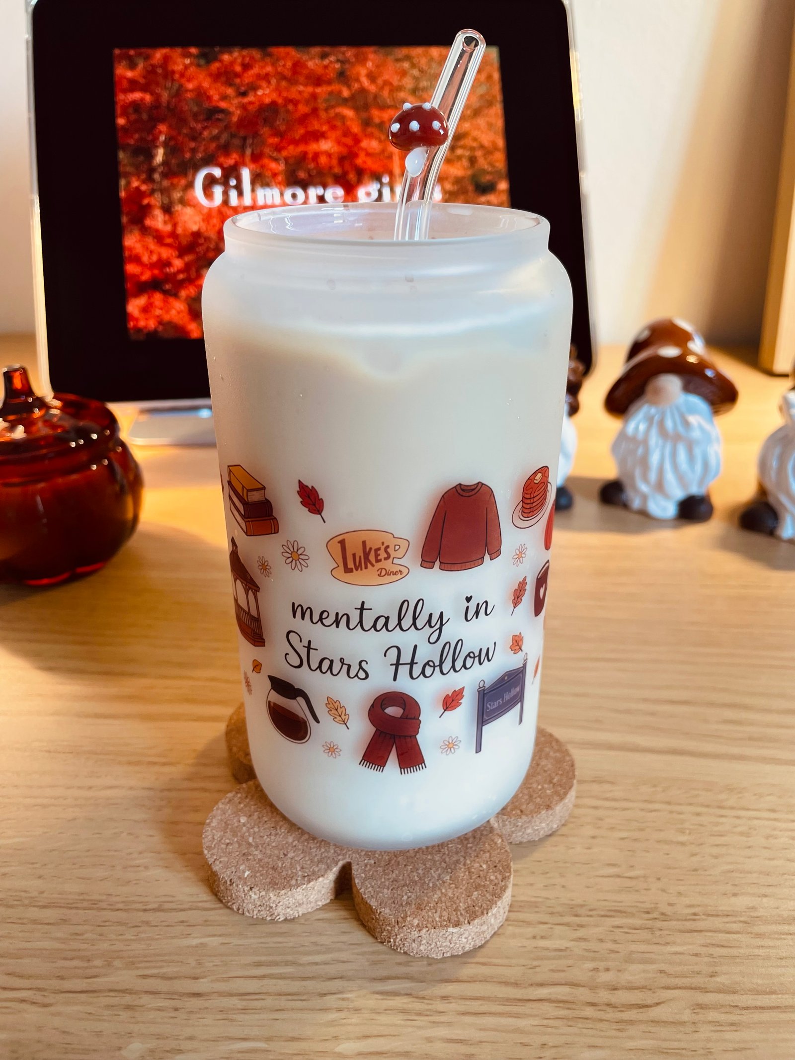 Vaso de vidrio Mentally in Stars Hollow